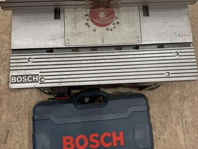Bosch Router And Table