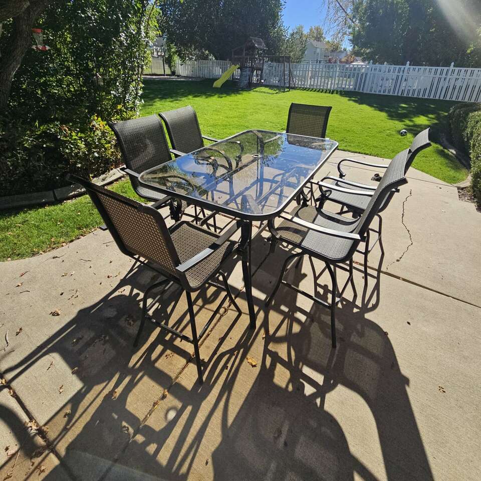 6 person patio set Furniture