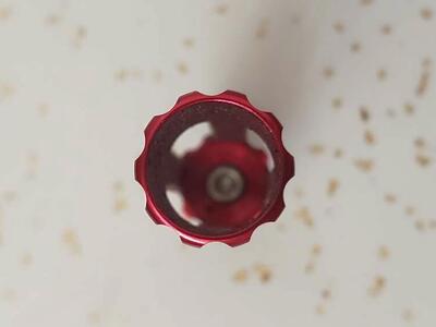 MTB Fox Forks Adjusting Knob Hi/Lo Compression Red