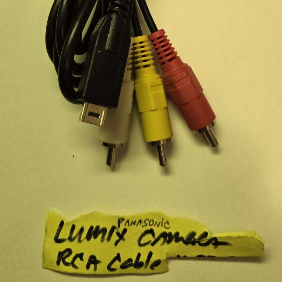 Panasonic Lumix Camera RCA/USB Adapter Cable!