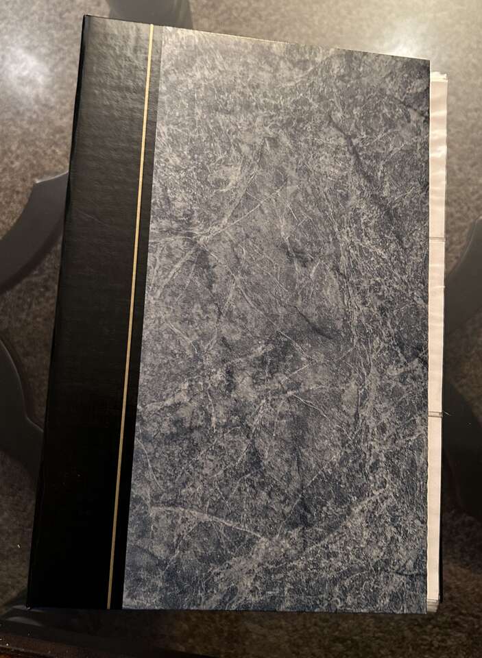 Photo Album - 13 In Length x 8 3/4 In Width - 79 Pages - 4 In x 6 In Max