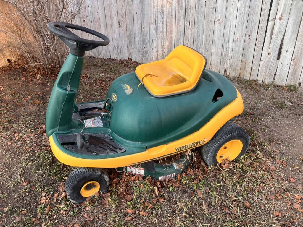 Yardman discount riding mower