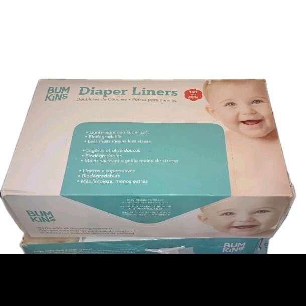 800 Bumkins baby diaper liners biodegradable