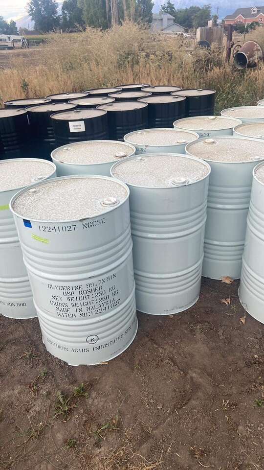 SALE  $5 55 Gallon Storage Drums thru November