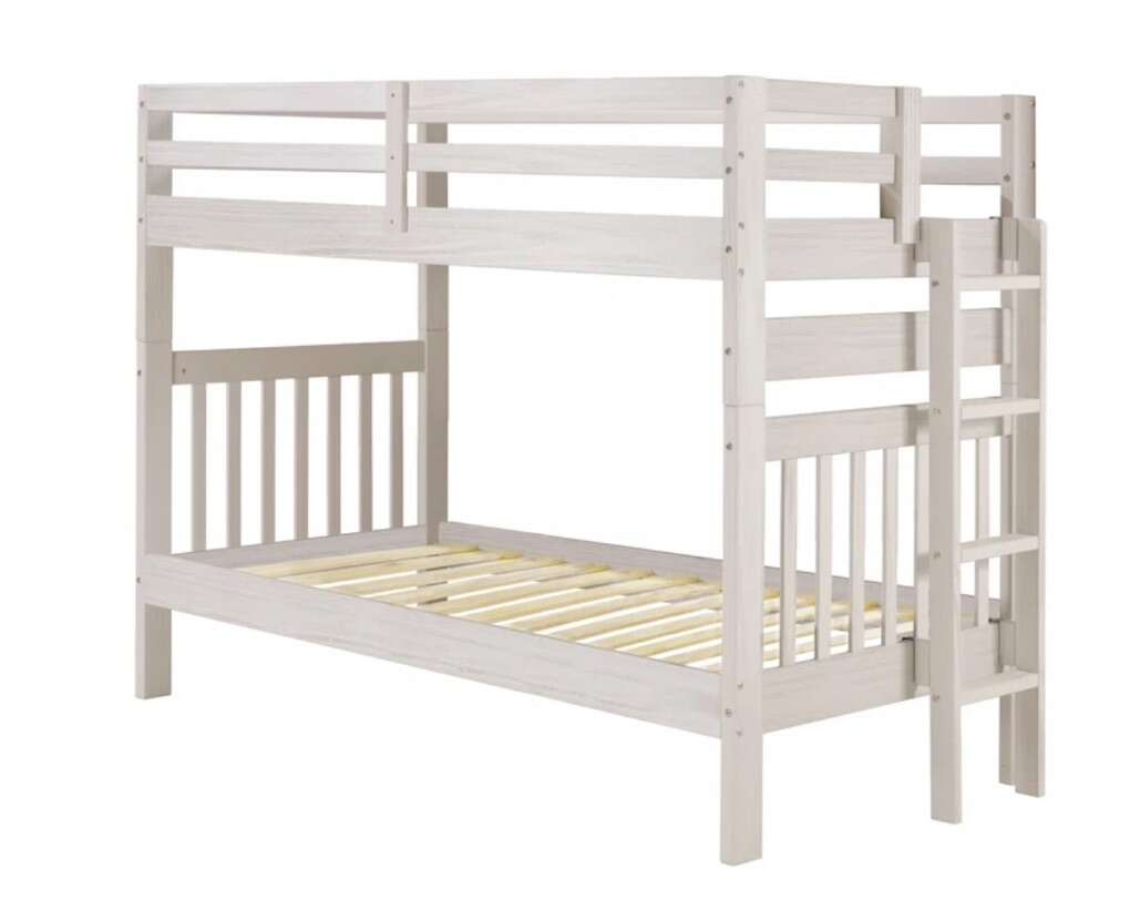 Ahmia White Twin Bunk Beds!!! Furniture