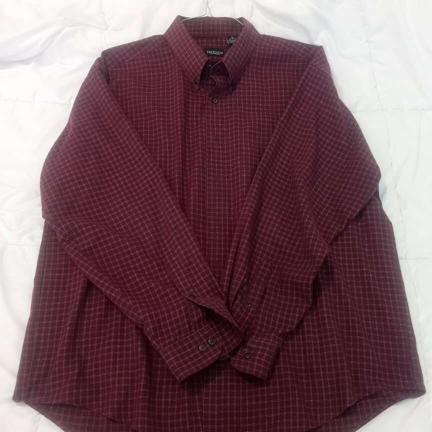 Men's Van Heusen XL 17-17 1/2 long sleeve