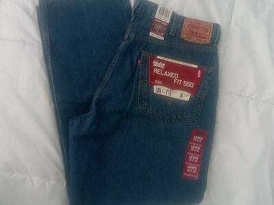 NEW - Men's Levi's 550 denim jeans 38x30