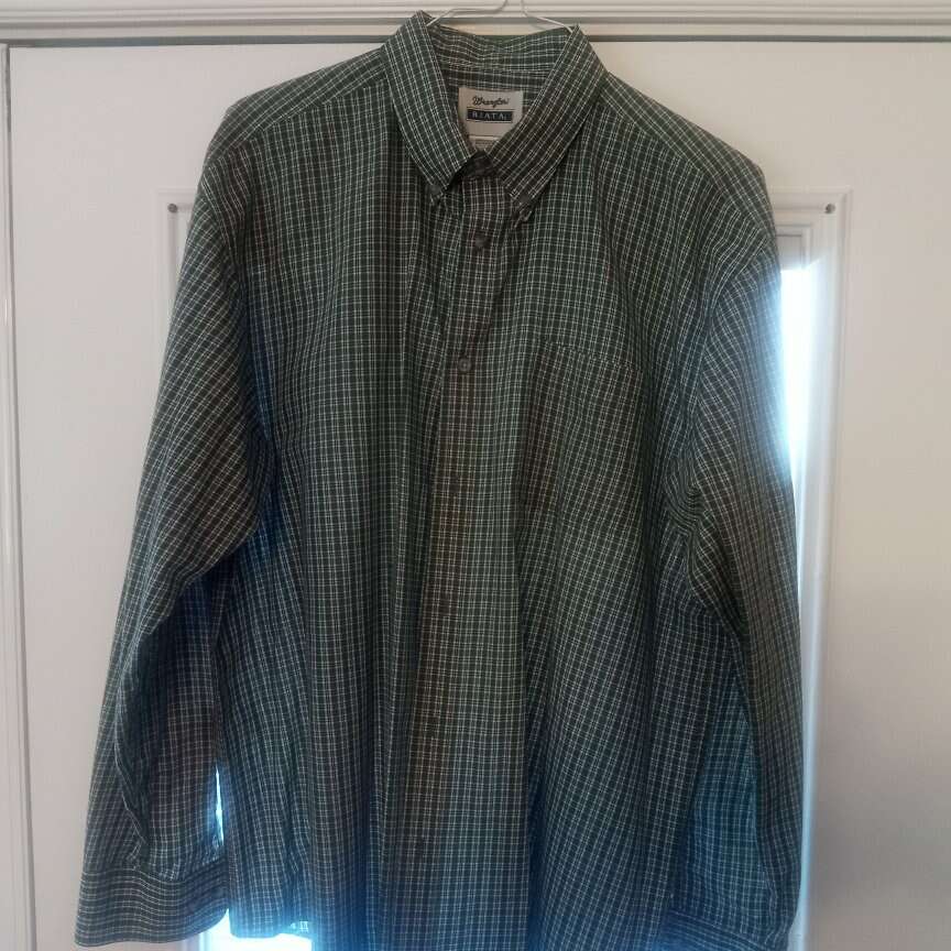 Men's Wrangler RIATA XXL button-up long sleeved