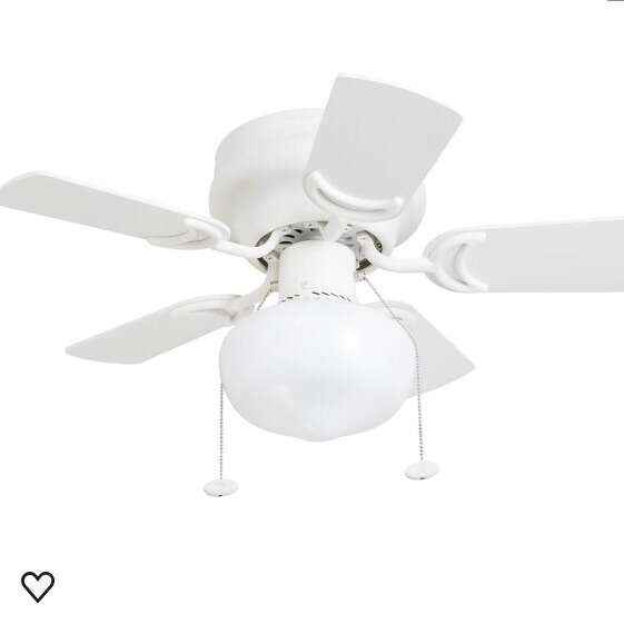 28” Ceiling Fan- White
