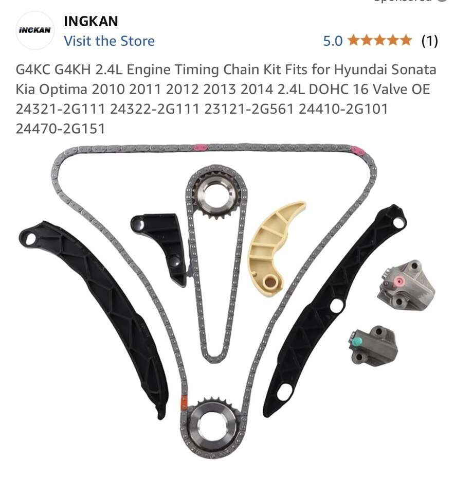 2.4L Engine Timing Chain Kit For Kia Optima