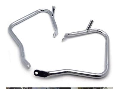 Brand new Chrome SaddleBag Bracket Guard Bars