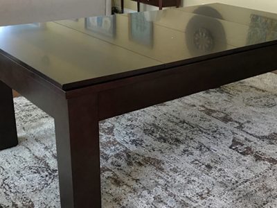 Olhausen Black Laminate Dining Topper