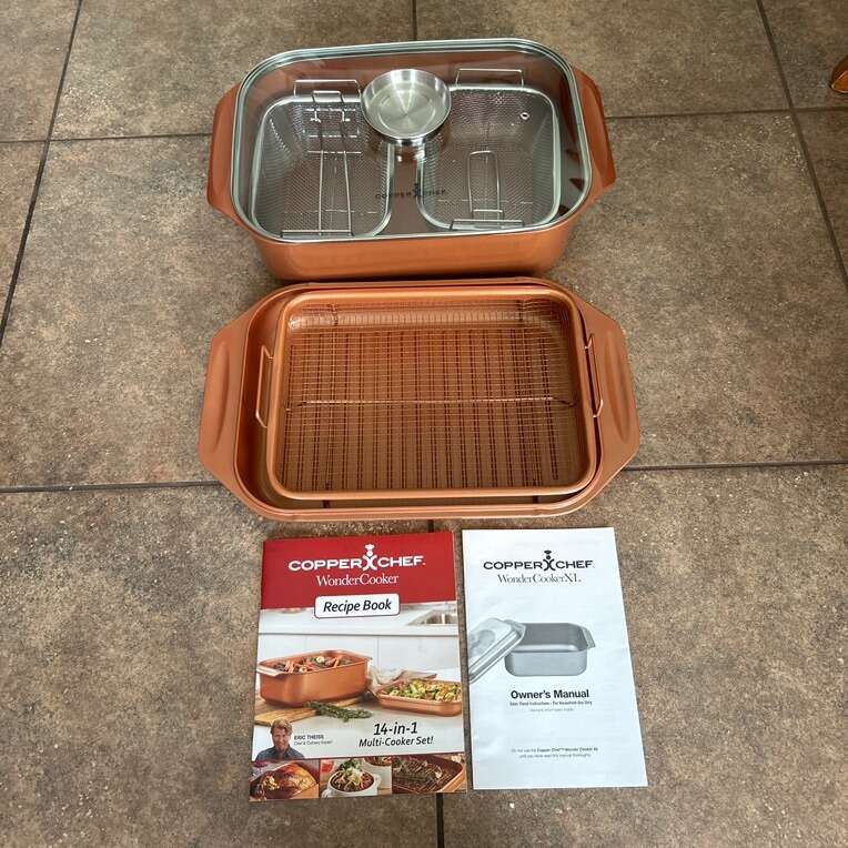 NEW Copper Chef Wonder Cooker XL 12.5 Qt