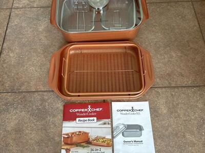 NEW Copper Chef Wonder Cooker XL 12.5 Qt