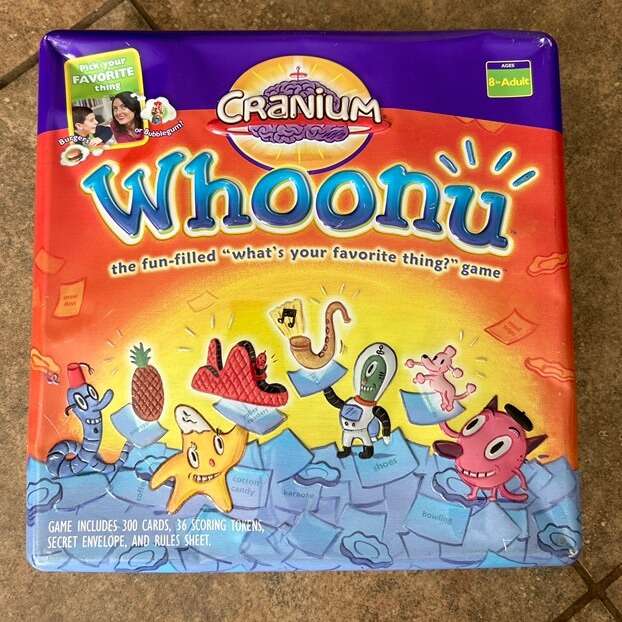 CRANIUM WHOONU CARD Board GAME