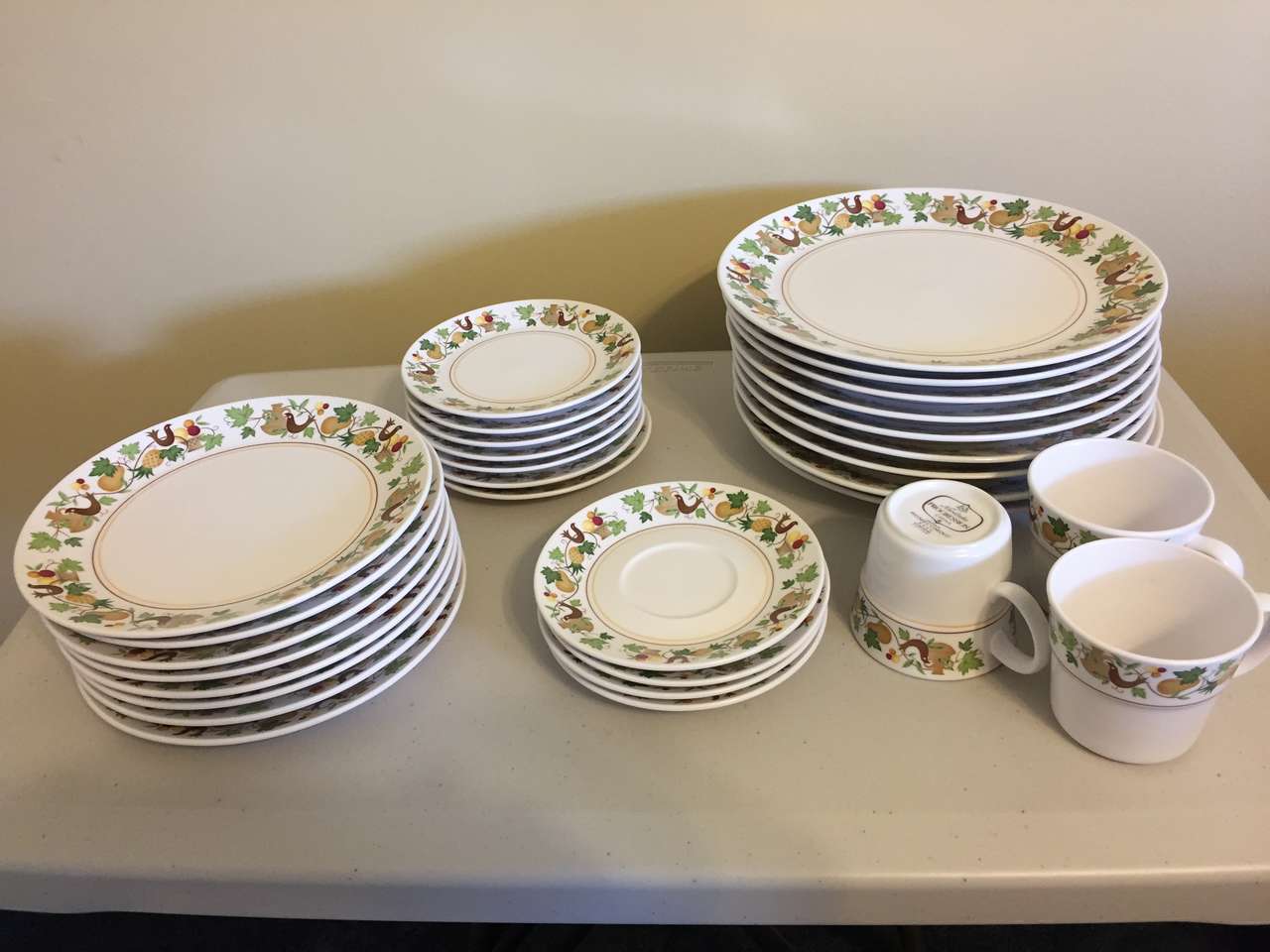 NORITAKE PROGRESSION Homecoming,1960 porcelain 31 piece set
