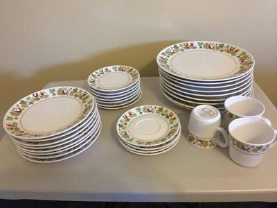 NORITAKE PROGRESSION Homecoming,1960 porcelain 31 piece set