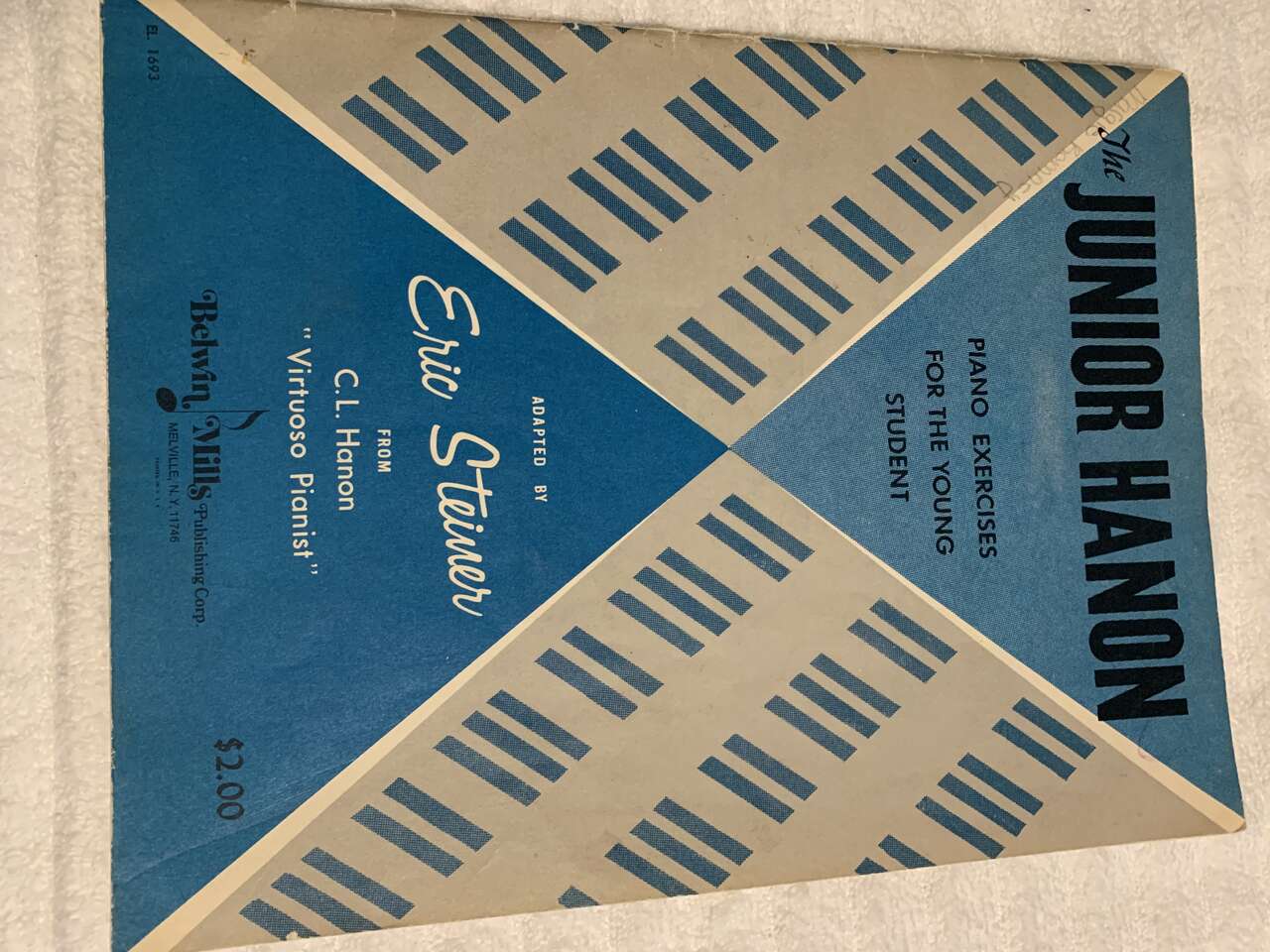 The Junior Hanon, Piano Exercises for the Young Student book