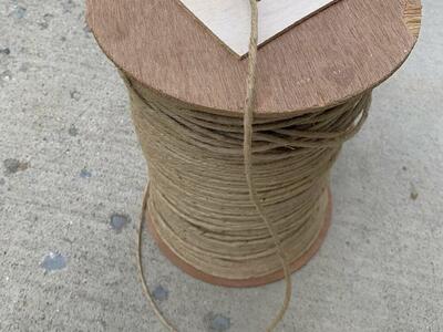 Jute natural welt cord for upholstery or crafting, many yards available
