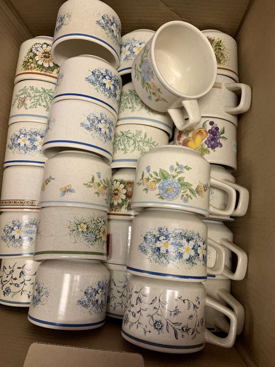 LENOX Temperware cups/saucers 2 boxes full for $20