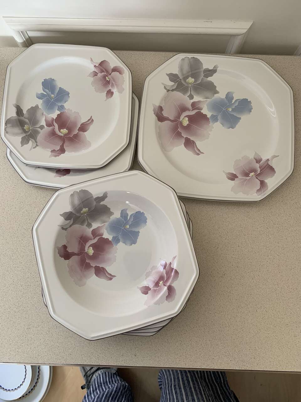 MIKASA Beau Monde 7 pc set EXCELLENT