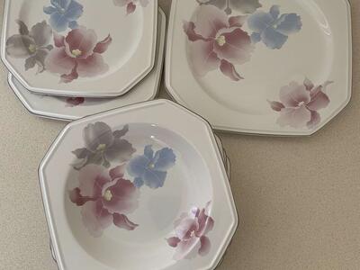 MIKASA dish set Beau Monde dinner salads soups