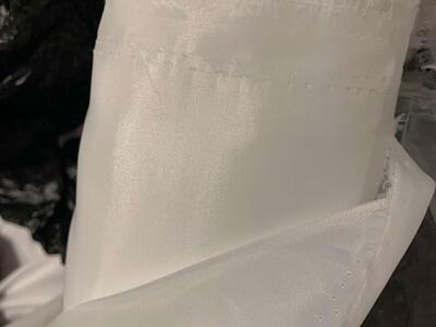 White polyester lining fabric, 60” wide by the yard, many available