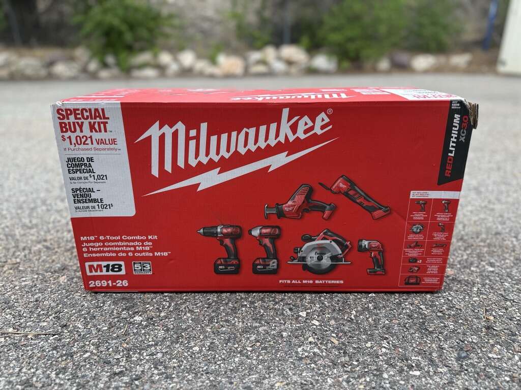 Milwaukee 2691-26 M18 6-Tool Combo Kit