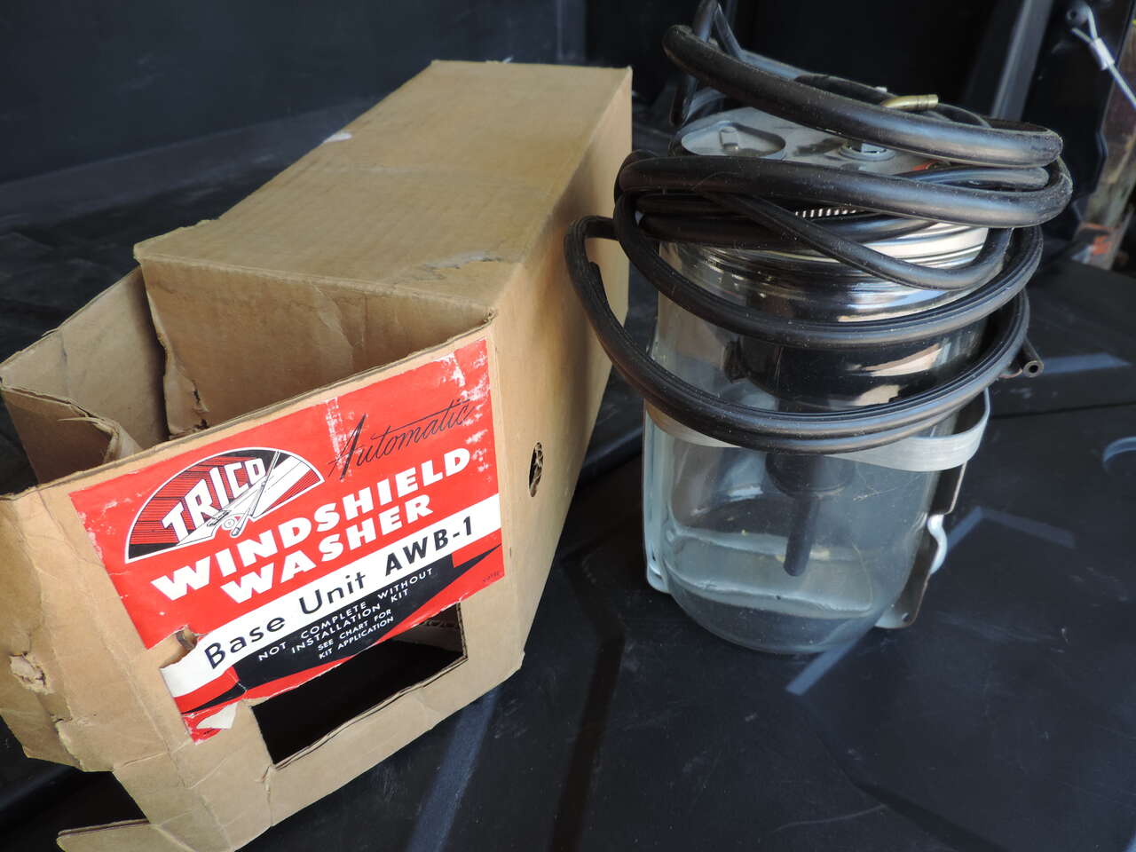 1955-57 Cadillac Buick Chevrolet Pontiac Oldsmobile Trico Windshield Washer Base Unit P/N AWB-1