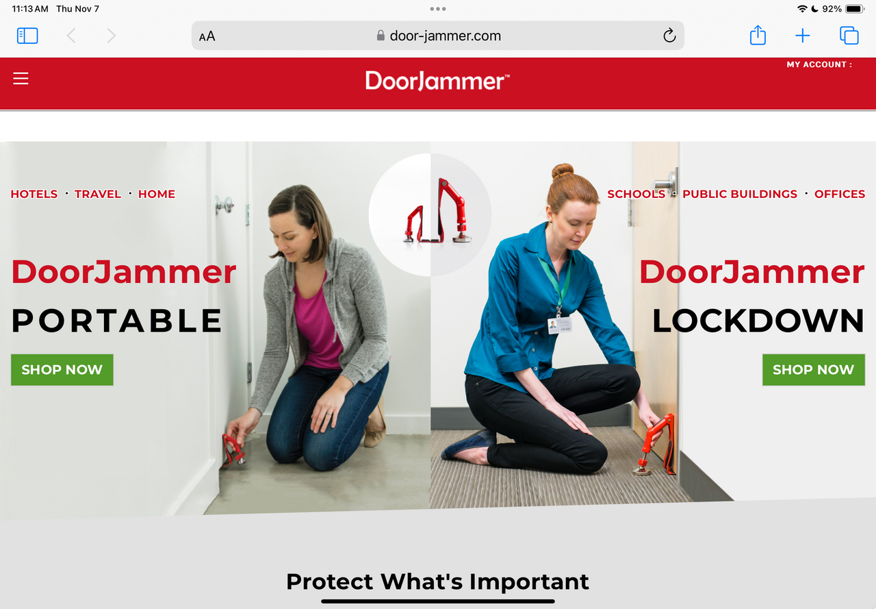 Doorjammer Security Device