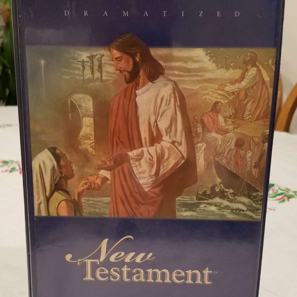Dramatized New Testament on the Living Scriptures.