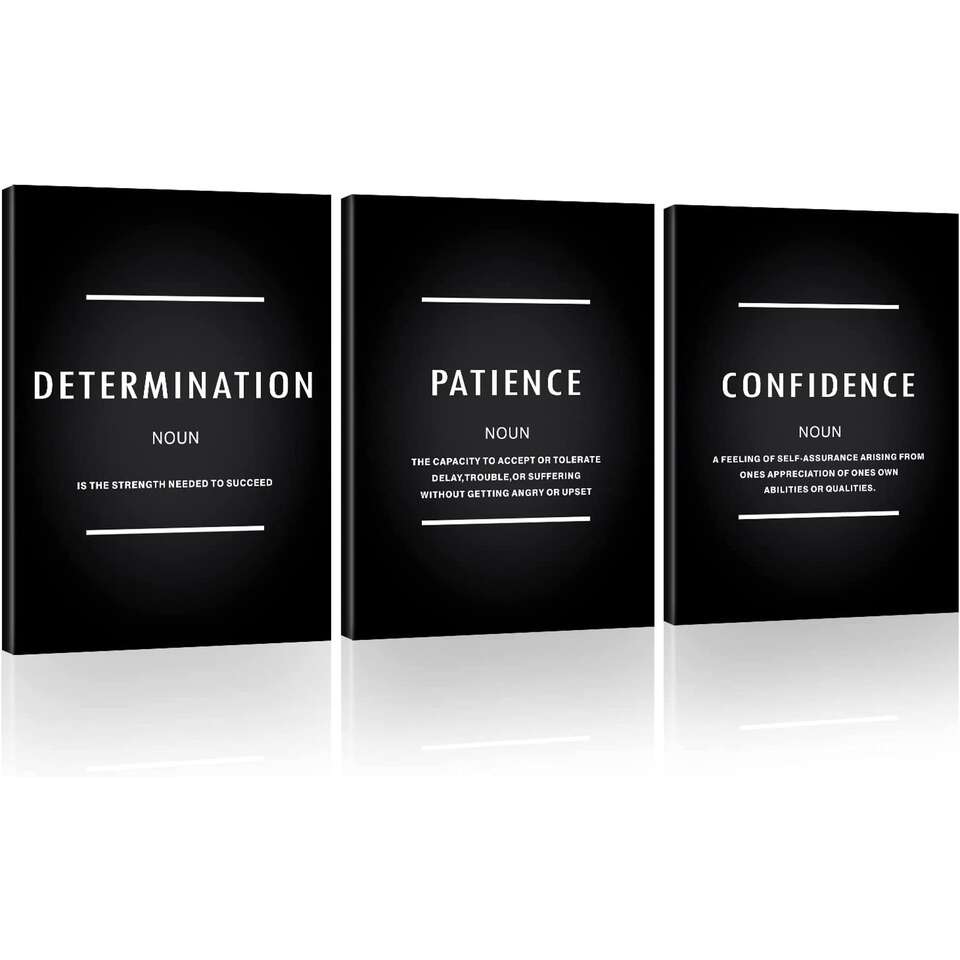 Set of Inspiration Canvas Wall Decor 16x24