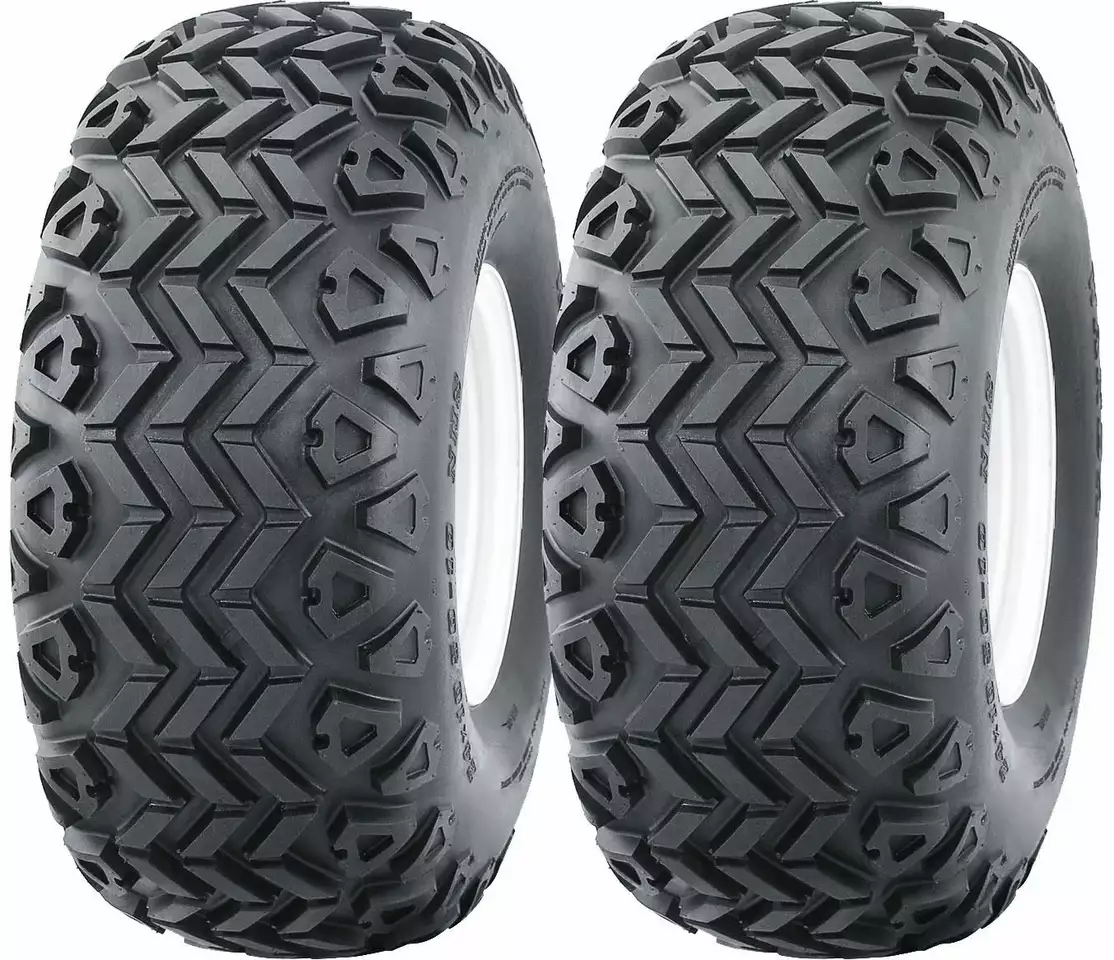 SET 2 WANDA ATV 22.5X10-8 22.5X10X8 4PR ATV GOLF CART JOHN DEER OEM TIRES (NEW)