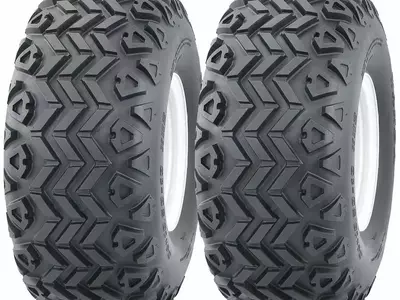 SET 2 WANDA ATV 22.5X10-8 22.5X10X8 4PR ATV GOLF CART JOHN DEER OEM TIRES (NEW)