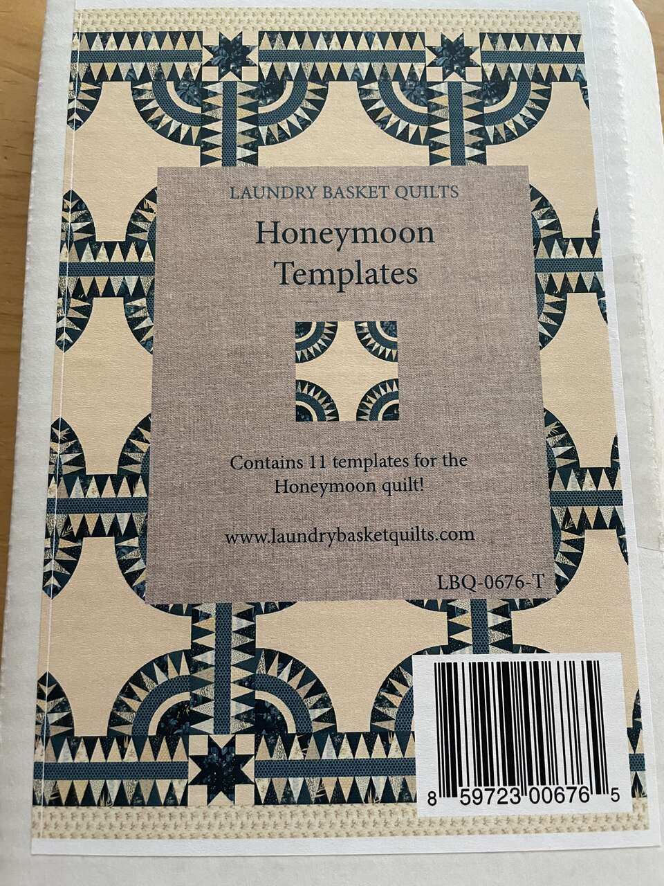 Honeymoon Template Kit - Laundry Basket Quilts