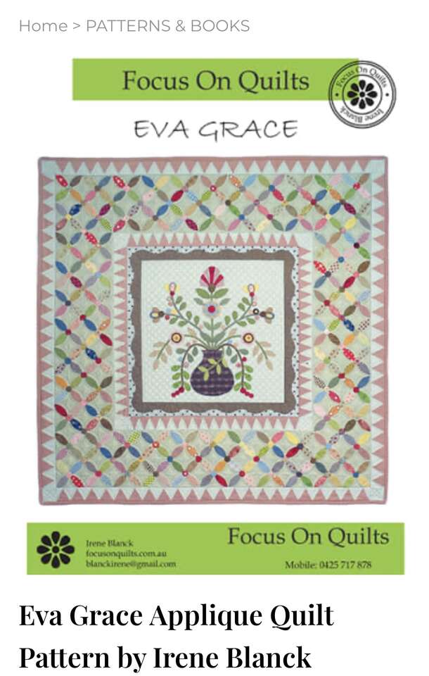 Eva Grace Appliqué Quilt Kit