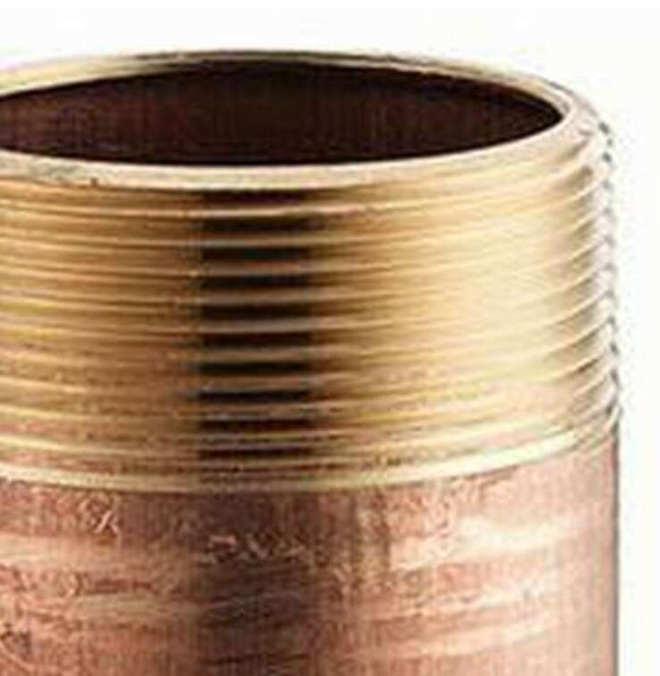 1 x 30 in. MNPT Seamless Brass Nipple