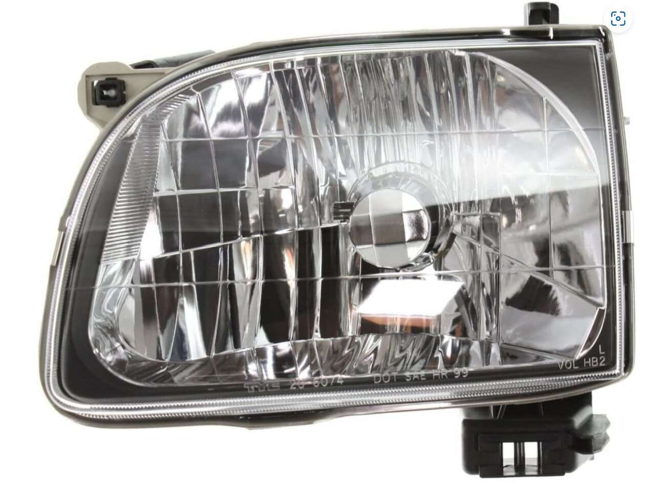Passenger Headlamp Assy Fits Toyota Tacoma, Clear, Medium Eagle Eyes TY682-B001R