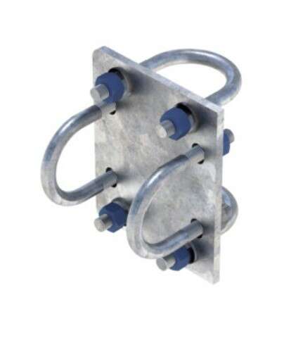 X-Over 2-3/8" or 2-7/8" to 2-3/8" or 2-7/8" OD, 5/8" U-Bolts