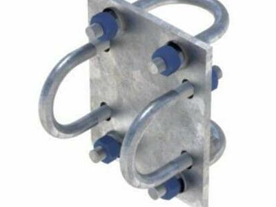 X-Over 2-3/8" or 2-7/8" to 2-3/8" or 2-7/8" OD, 5/8" U-Bolts