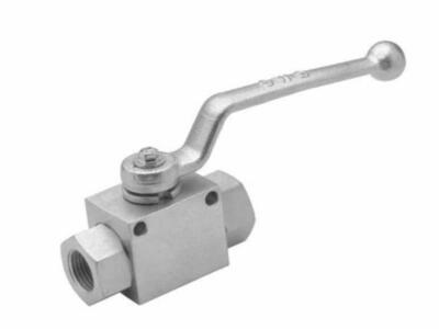 HIGH PRESSURE 2-WAY BALL VALVE, SAE-16 FEMALE PORTS - DE2-16-SAE