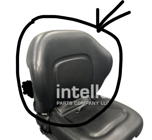 Toyota forklift/Skidsteer part Toyota part number 53713-U2230-71 SEAT SUB-ASSY BACK