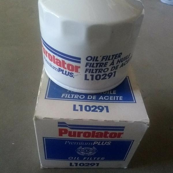 2 Oil Filters, Purolator L10291, Fram PH16, Each
