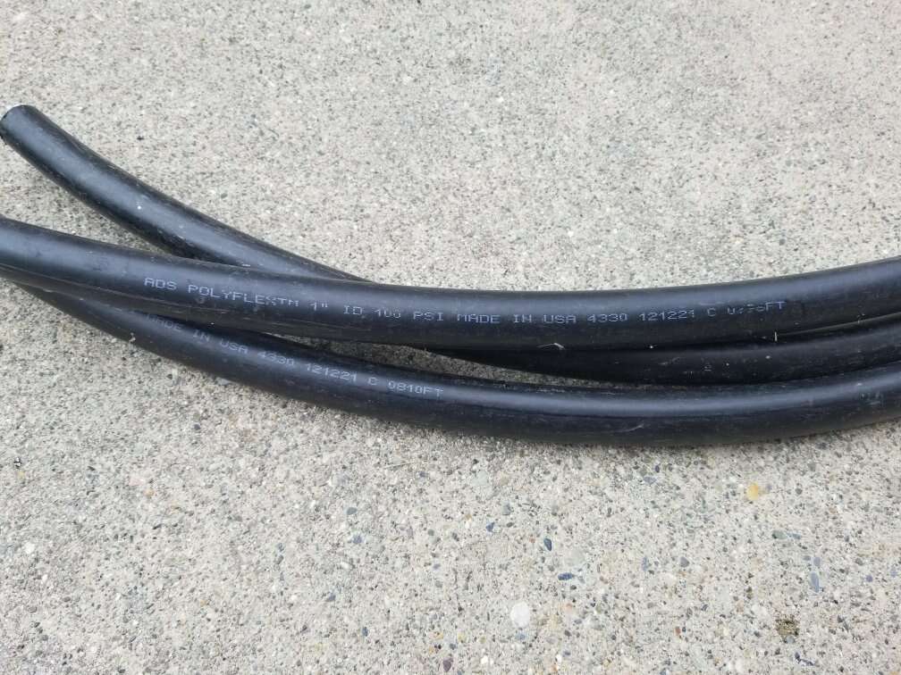 ADS or PVC Polyflex Gardening Pipe, Each Size