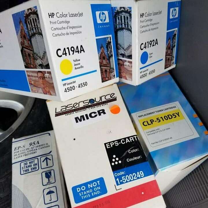 5 New Toner Cartridges, All for