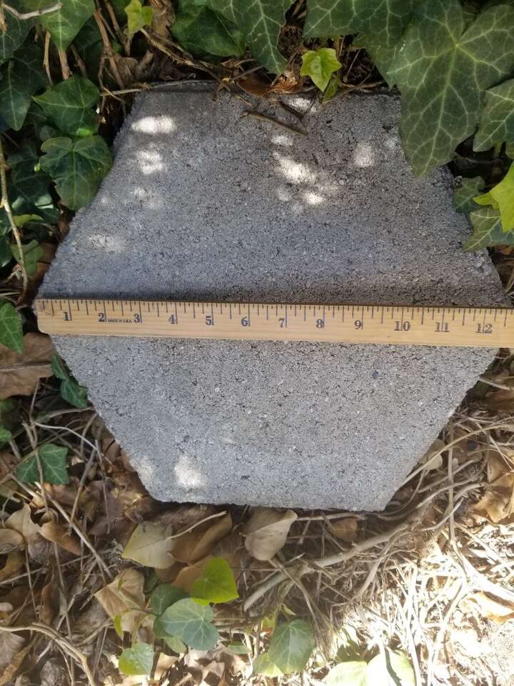 One Piece Cement Paver