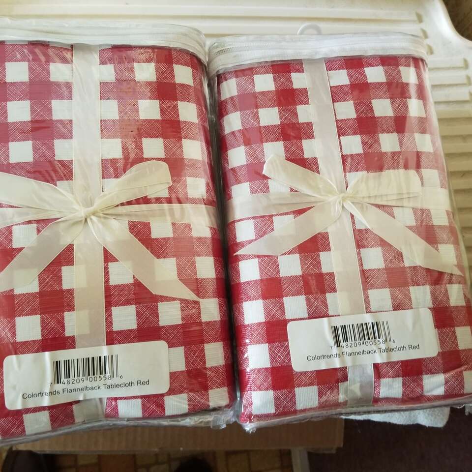 Flannelback Tablecloth, 52x72 inches, Each