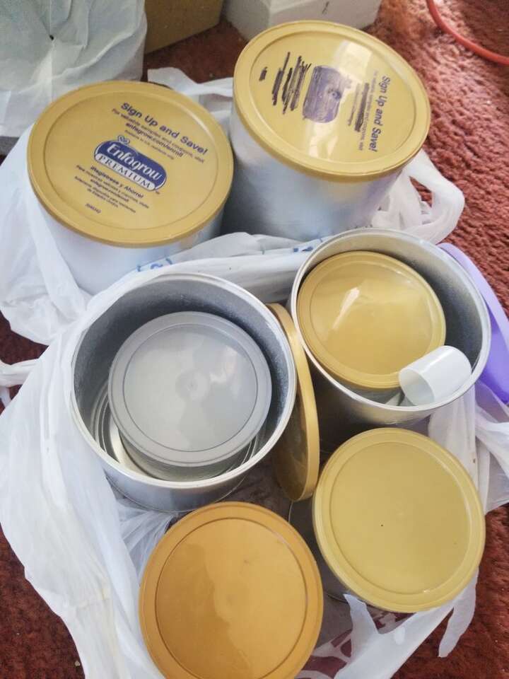 Free Empty Infant Formula Containers