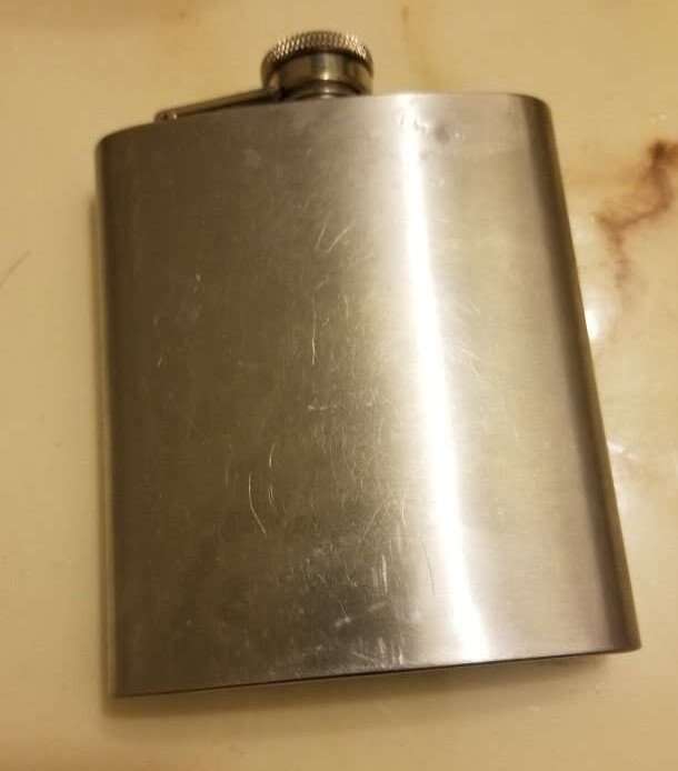 Stainless Steel Hip Flask, Each,