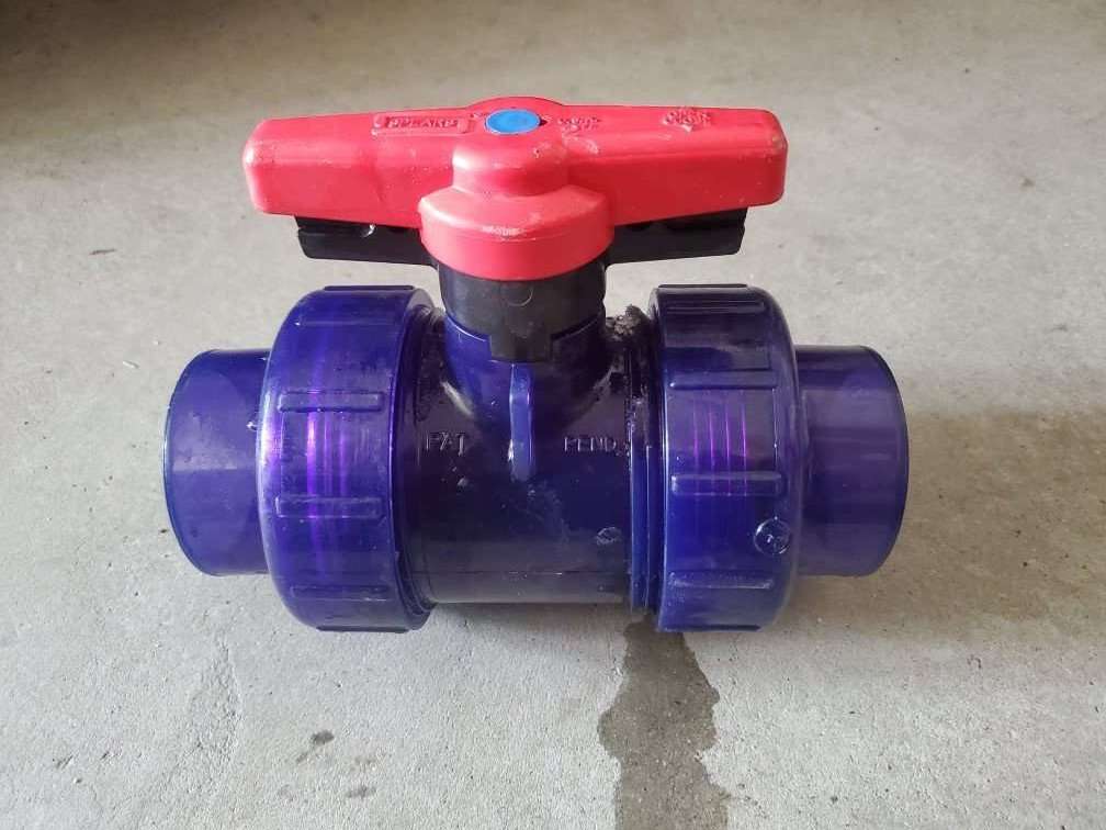 Spears® True Union 2000 Industrial Ball Valve, 2" Ultra Pure PVC